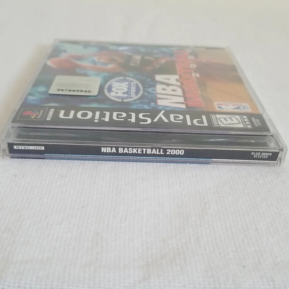 PS1 Sony Playstation NBA Basketball 2000 Video Game Complete Tested